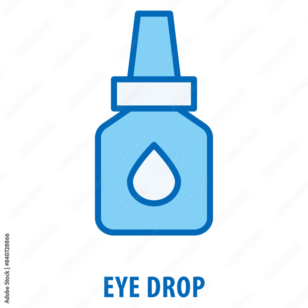 Eye Drop Icon simple and easy to edit for your design elements Eye Drop Icon simple and easy to edit for your design elements
