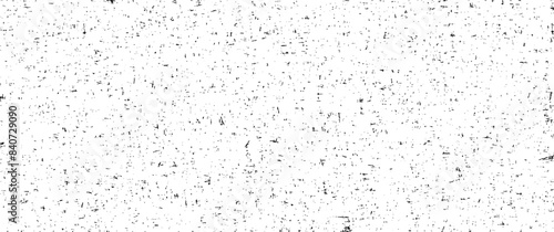 Snow, stars, twinkling lights, rain drops on black background. Abstract vector noise. Small particles of debris and dust. Distressed uneven grunge texture overlay.