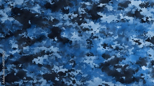 camouflage blue background fashionable texture, stylish texture