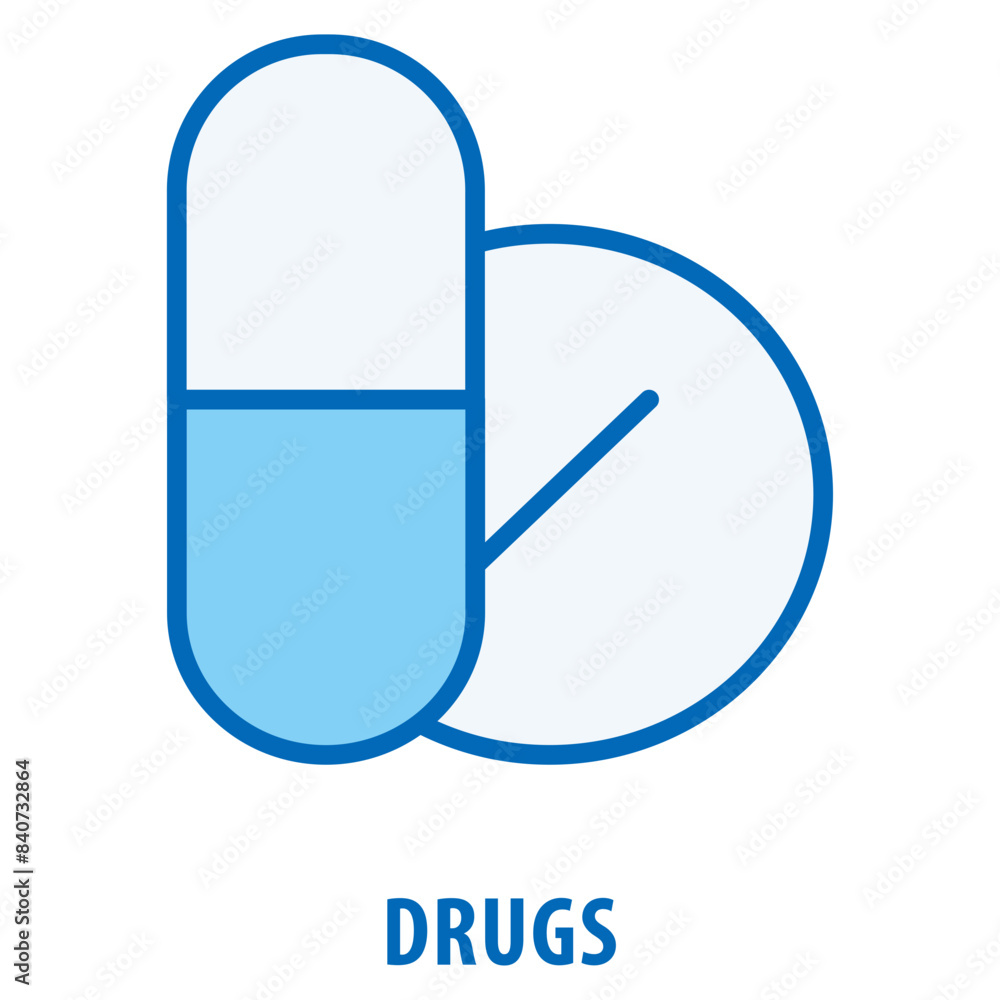 Drugs Icon simple and easy to edit for your design elements Drugs Icon simple and easy to edit for your design elements
