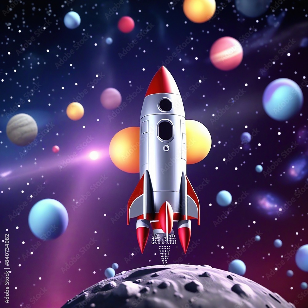 Naklejka premium Background of technological concepts