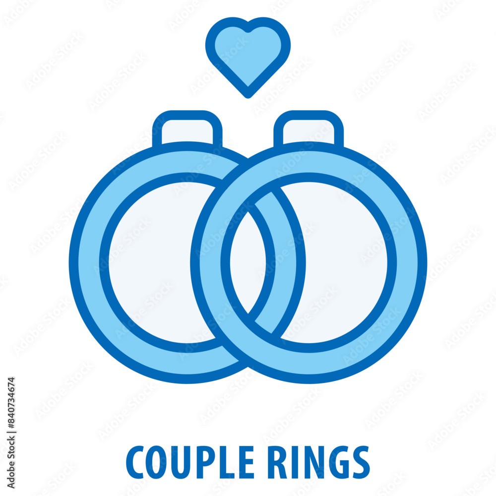 Couple Rings Icon simple and easy to edit for your design elements Couple Rings Icon simple and easy to edit for your design elements