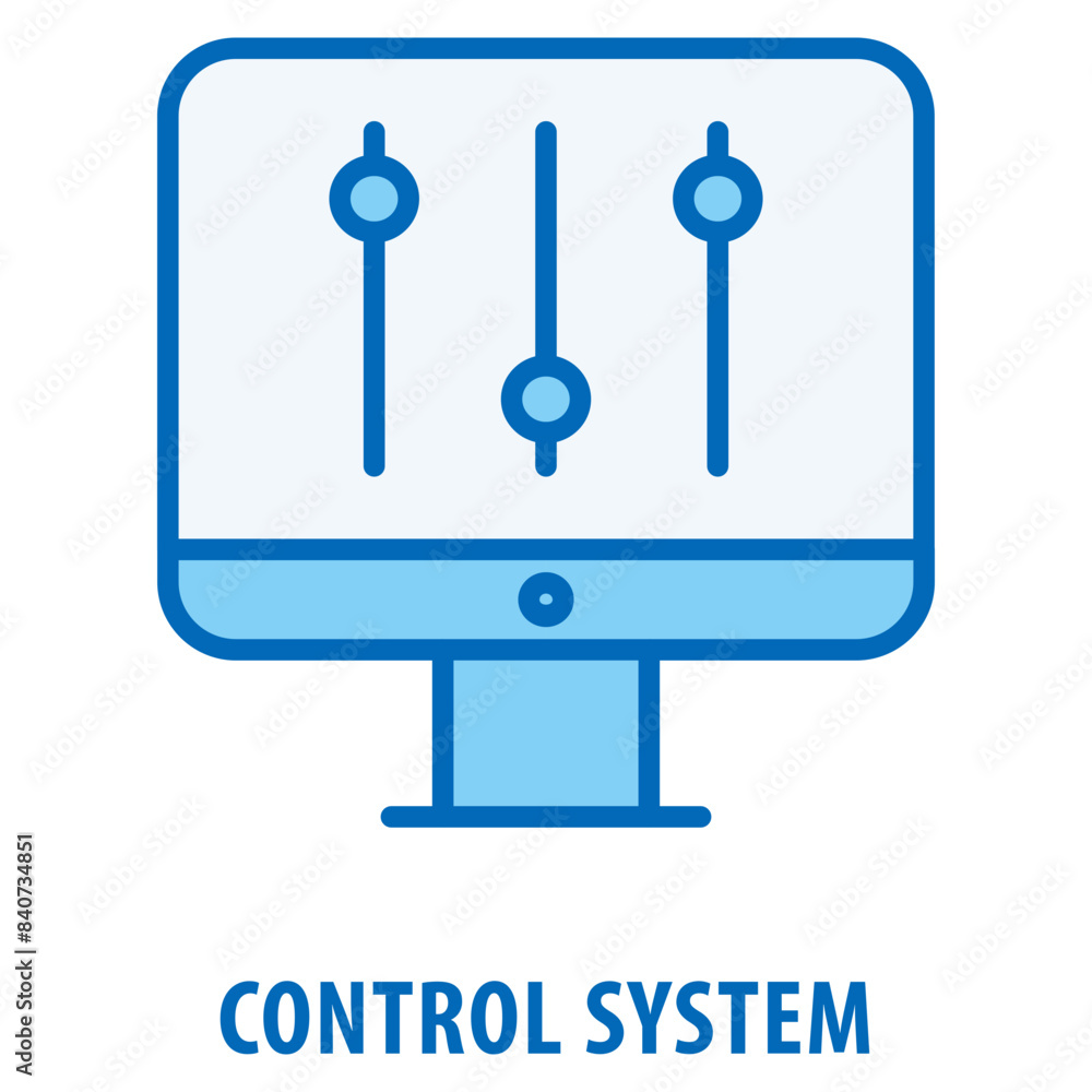 Control System Icon simple and easy to edit for your design elements Control System Icon simple and easy to edit for your design elements