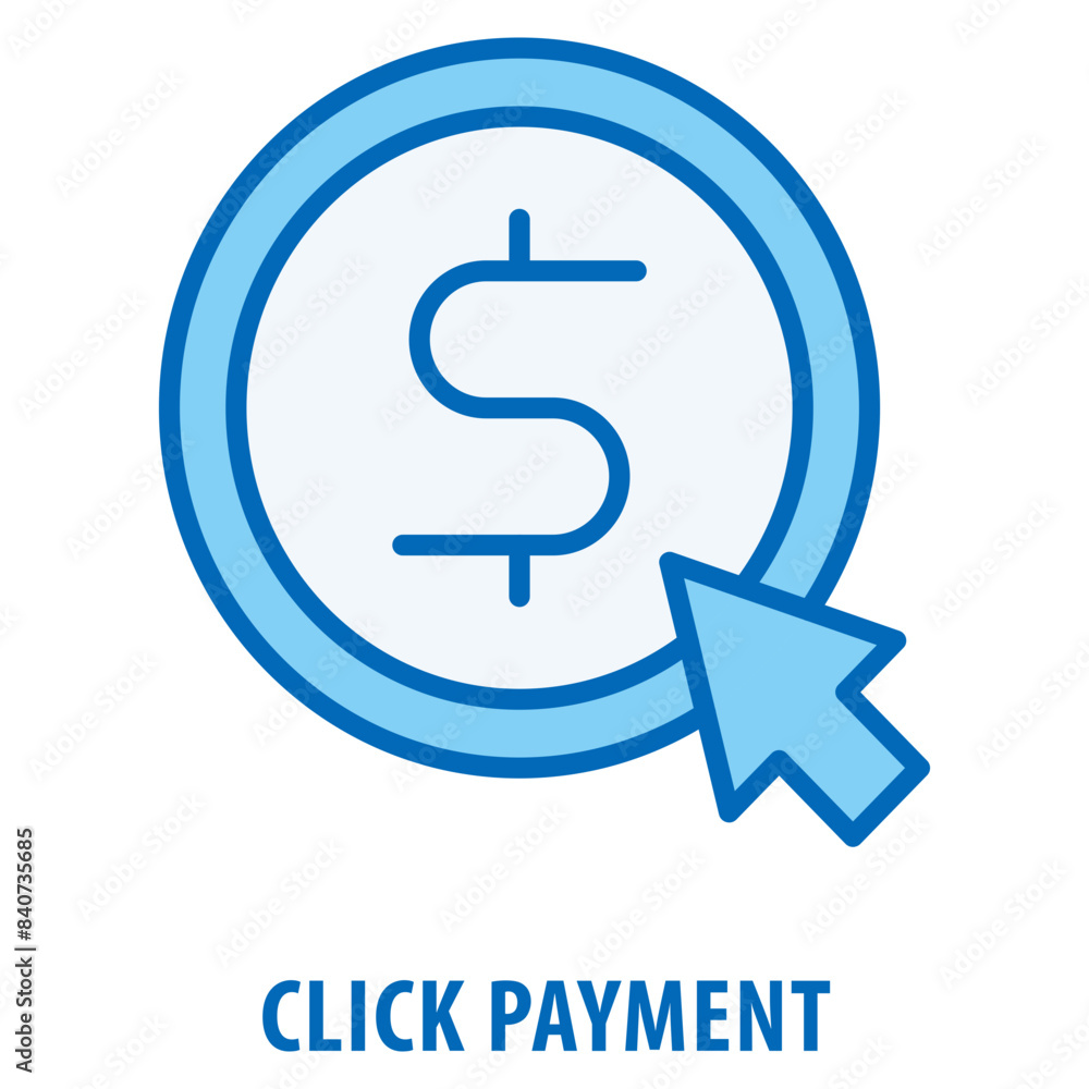 Click payment Icon simple and easy to edit for your design elements Click payment Icon simple and easy to edit for your design elements