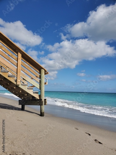 stairs at the beach