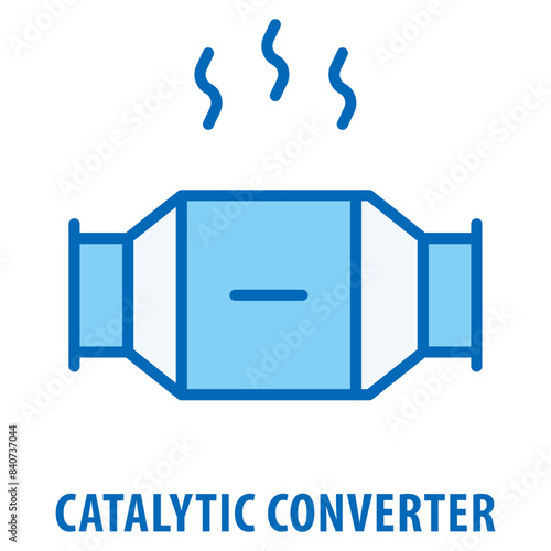 Catalytic converter Icon simple and easy to edit for your design elements