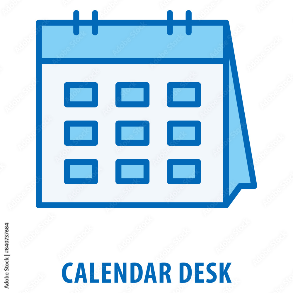 calendar desk Icon simple and easy to edit for your design elements calendar desk Icon simple and easy to edit for your design elements