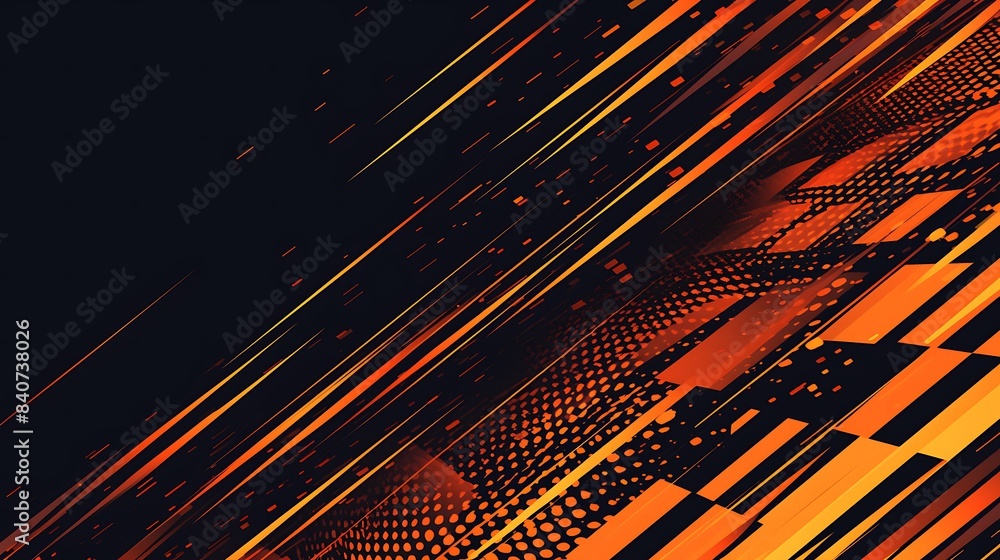 Racing Background With Checkered Flag And Abstract Elements Vector