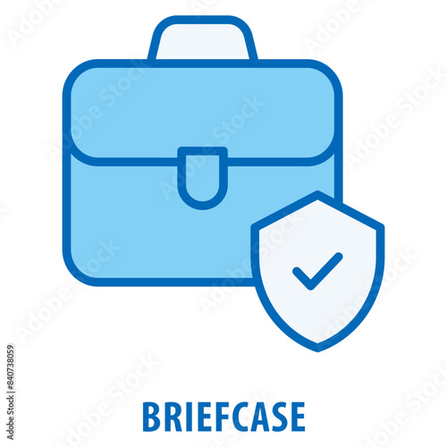 Briefcase Icon simple and easy to edit for your design elements