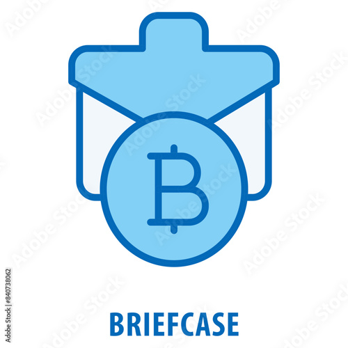 Briefcase Icon simple and easy to edit for your design elements