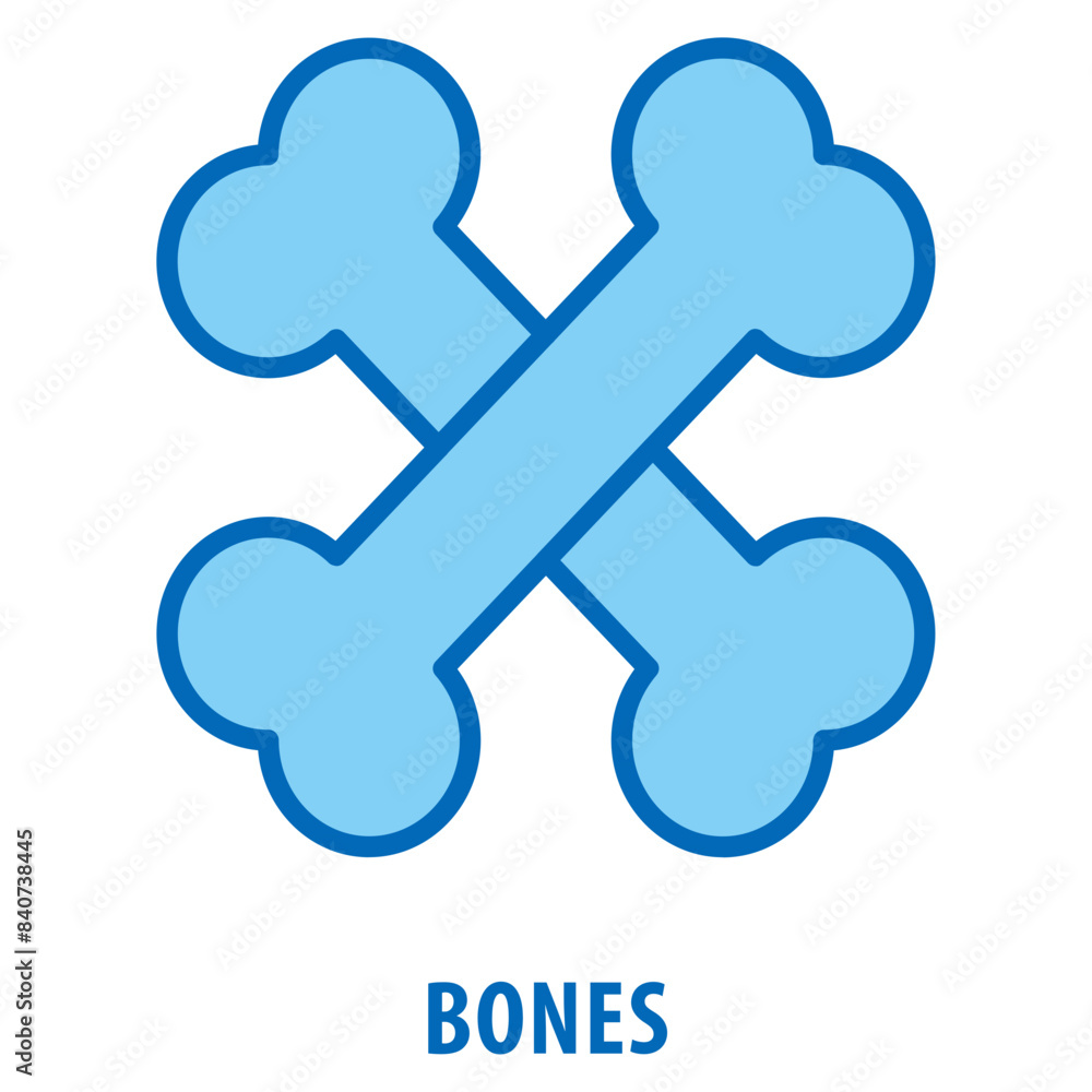 Bones Icon simple and easy to edit for your design elements Bones Icon simple and easy to edit for your design elements