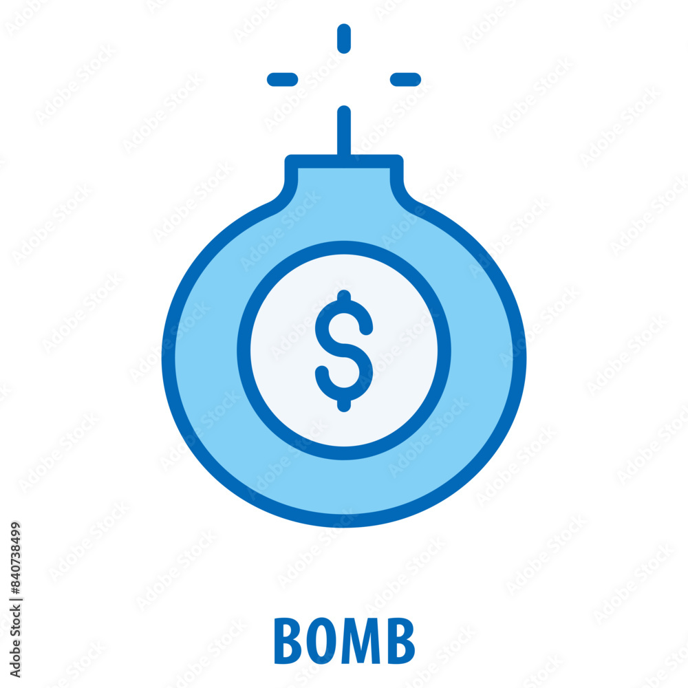 Bomb Icon simple and easy to edit for your design elements Bomb Icon simple and easy to edit for your design elements