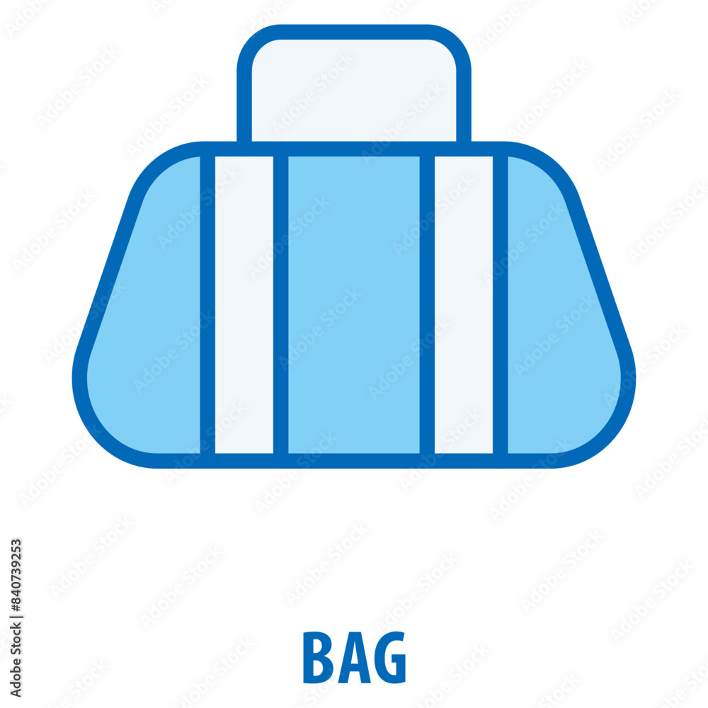 Obraz premium Bag Icon simple and easy to edit for your design elements