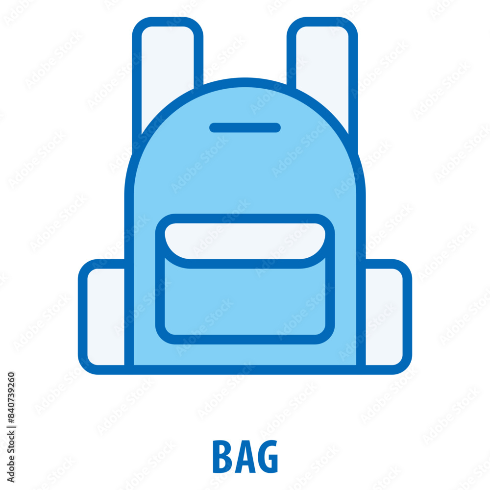 Bag Icon simple and easy to edit for your design elements Bag Icon simple and easy to edit for your design elements