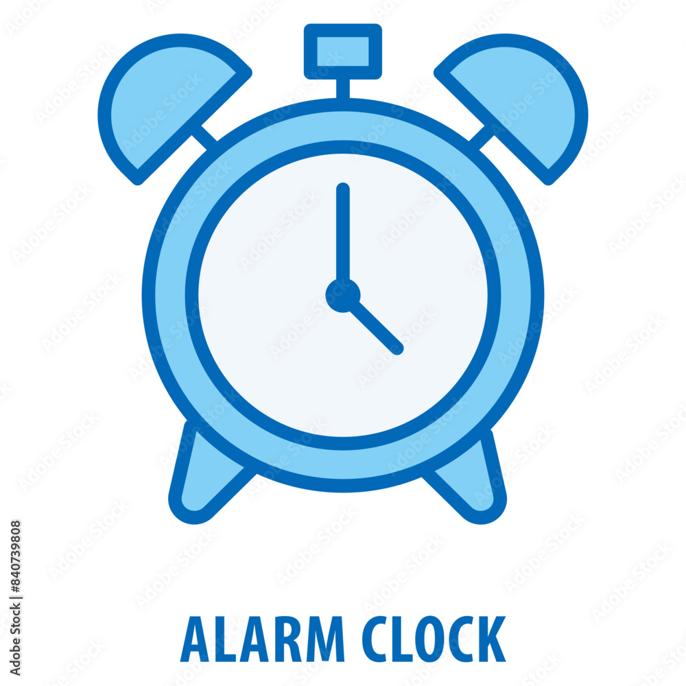 alarm clock Icon simple and easy to edit for your design elements alarm clock Icon simple and easy to edit for your design elements