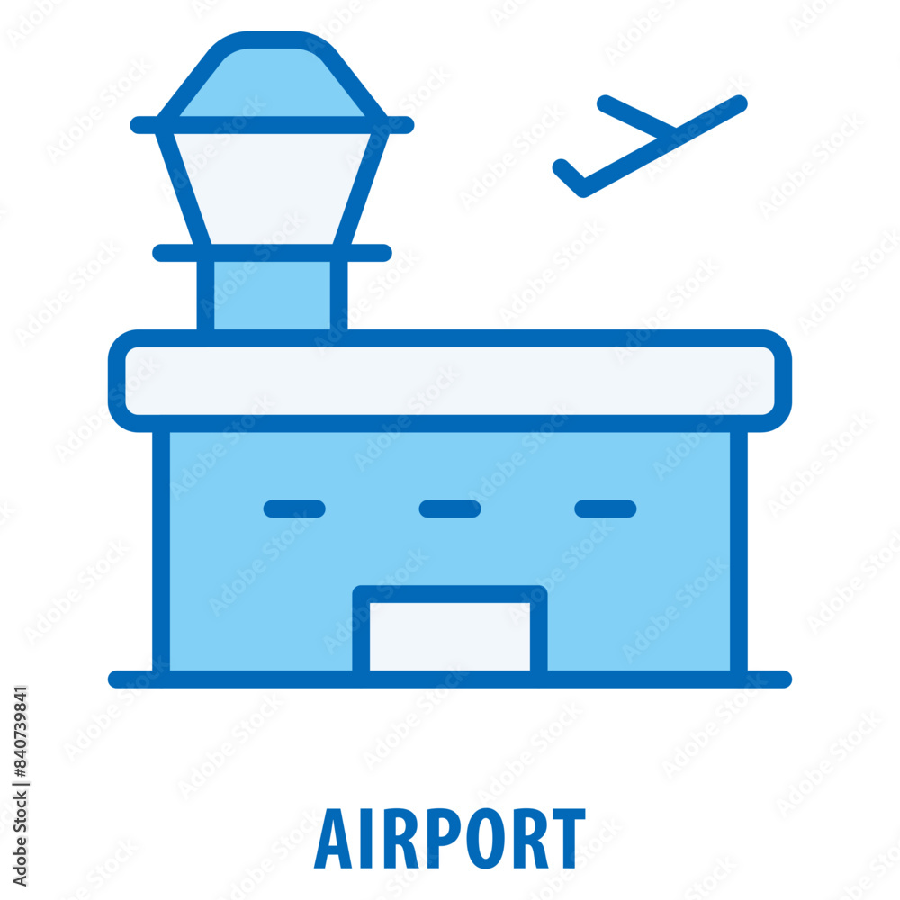Airport Icon simple and easy to edit for your design elements Airport Icon simple and easy to edit for your design elements