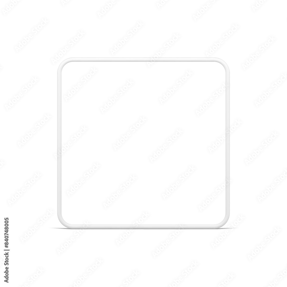 White square framework glossy modern border geometric smooth angled effect design realistic vector White square framework glossy modern border geometric smooth angled effect design realistic vector