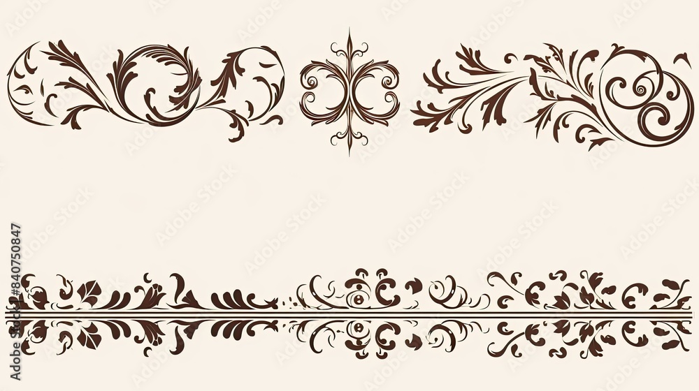 Naklejka premium floral element