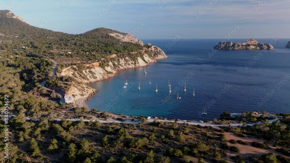 The Serenity of Ibiza's Waters from Above The Serenity of Ibiza's Waters from Above