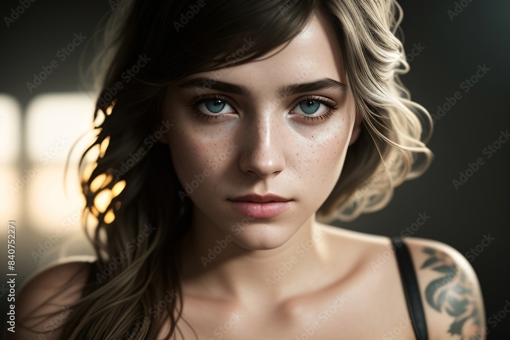 a woman with a tattoo on her arm a woman with a tattoo on her arm