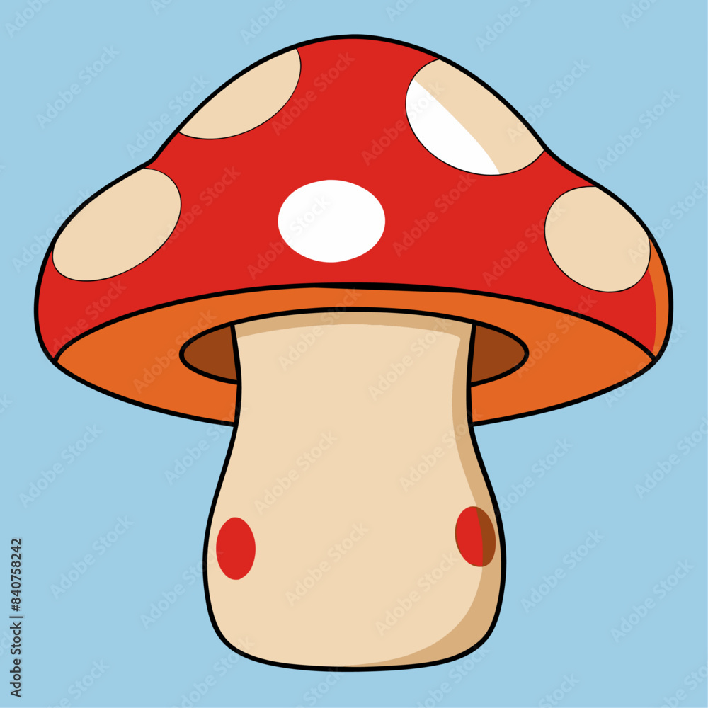 Mushroom cartoon vector clipart Illustration Mushroom cartoon vector clipart Illustration