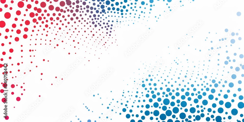 Abstract technology background with blue and red dots vector illustration design, white space in the center for text Generative AI Abstract technology background with blue and red dots vector illustration design, white space in the center for text Generative AI