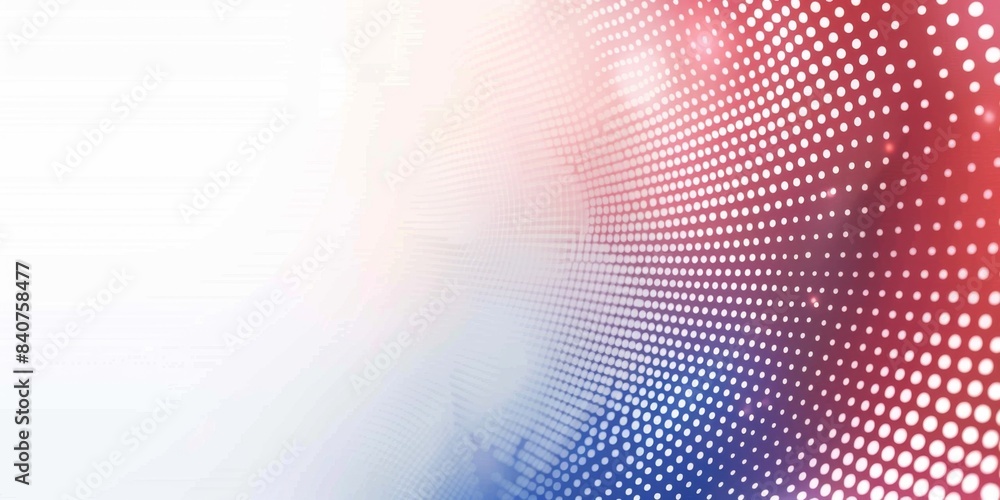 Abstract technology background with blue and red dots gradient presentation design, white space in the center abstract modern technology background Generative AI Abstract technology background with blue and red dots gradient presentation design, white space in the center abstract modern technology background Generative AI