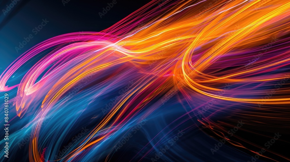 Swirling star trails, bare silhouetted trees, Long exposure images revealing graceful trails and dynamic patterns Swirling star trails, bare silhouetted trees, Long exposure images revealing graceful trails and dynamic patterns