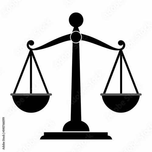 Wallpaper Mural Weight scales black silhouette illustration Torontodigital.ca