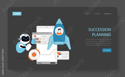 Succession Planning concept Vector illustration