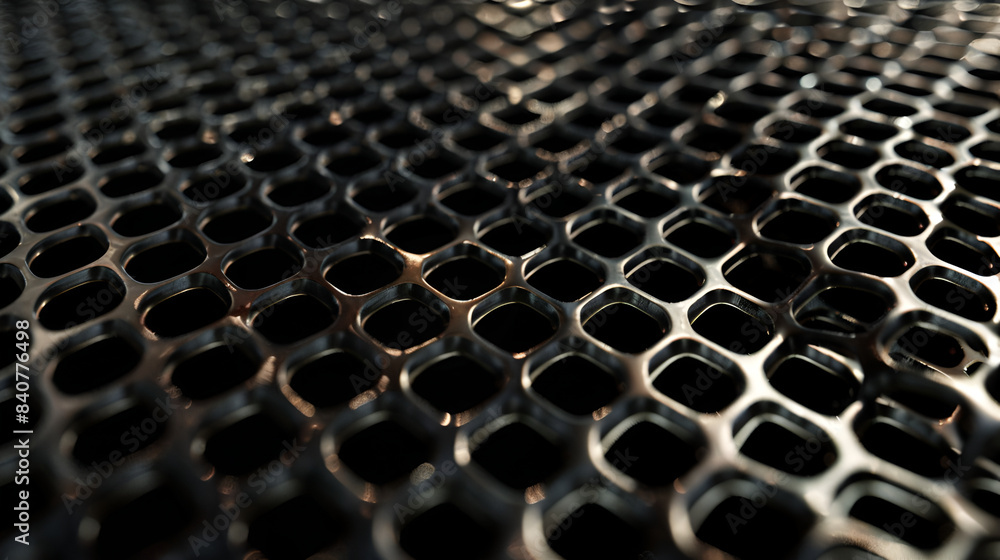 Fototapeta premium steal grating, Aluminium wire mesh material texture background, metal sheet