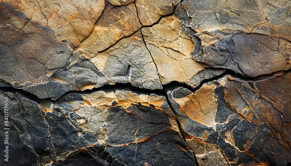 Close-up texture of a rocky surface with visible cracks and intricate details showcasing natural earth's geological formations. Close-up texture of a rocky surface with visible cracks and intricate details showcasing natural earth's geological formations.