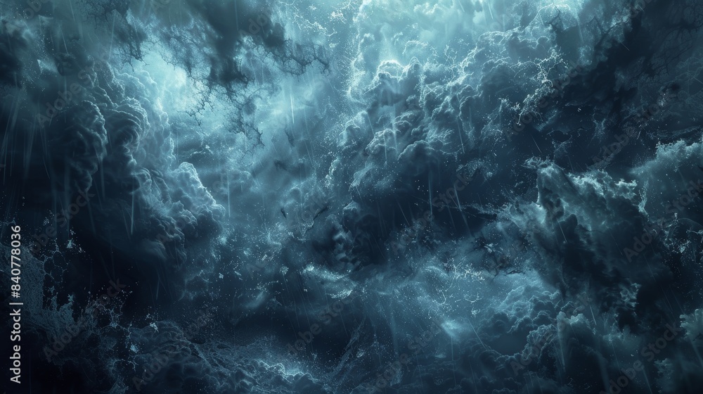 A dramatic 3D illustration of a stormy sky with dark clouds and rain, evoking a sense of turbulence and dynamic weather conditions. A dramatic 3D illustration of a stormy sky with dark clouds and rain, evoking a sense of turbulence and dynamic weather conditions.