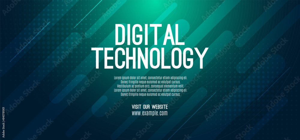 Digital technology banner green blue background concept, cyber technology circuit, abstract tech, innovation future data, internet network, Ai big data, futuristic wifi connection illustration concept Digital technology banner green blue background concept, cyber technology circuit, abstract tech, innovation future data, internet network, Ai big data, futuristic wifi connection illustration concept