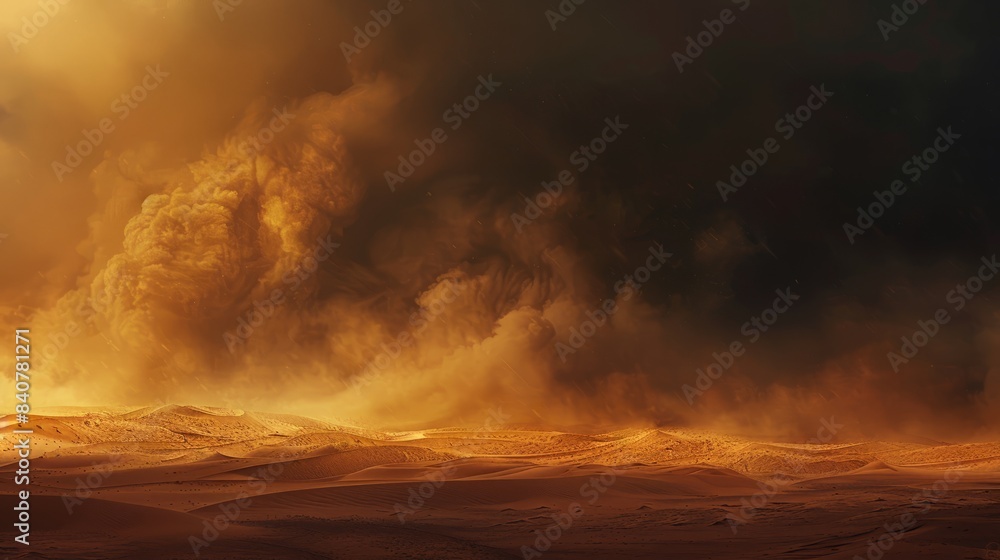 dramatic sand storm in desert, background, digital art hyper realistic dramatic sand storm in desert, background, digital art hyper realistic