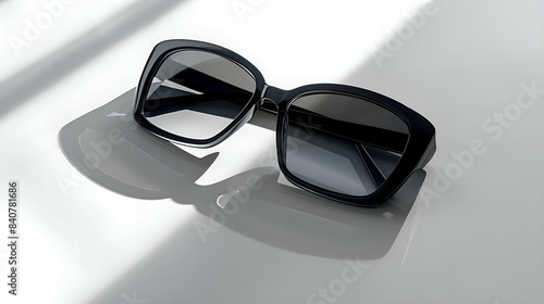 sunglasses on a white background