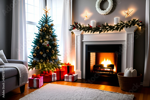 Christmas cozy home concept