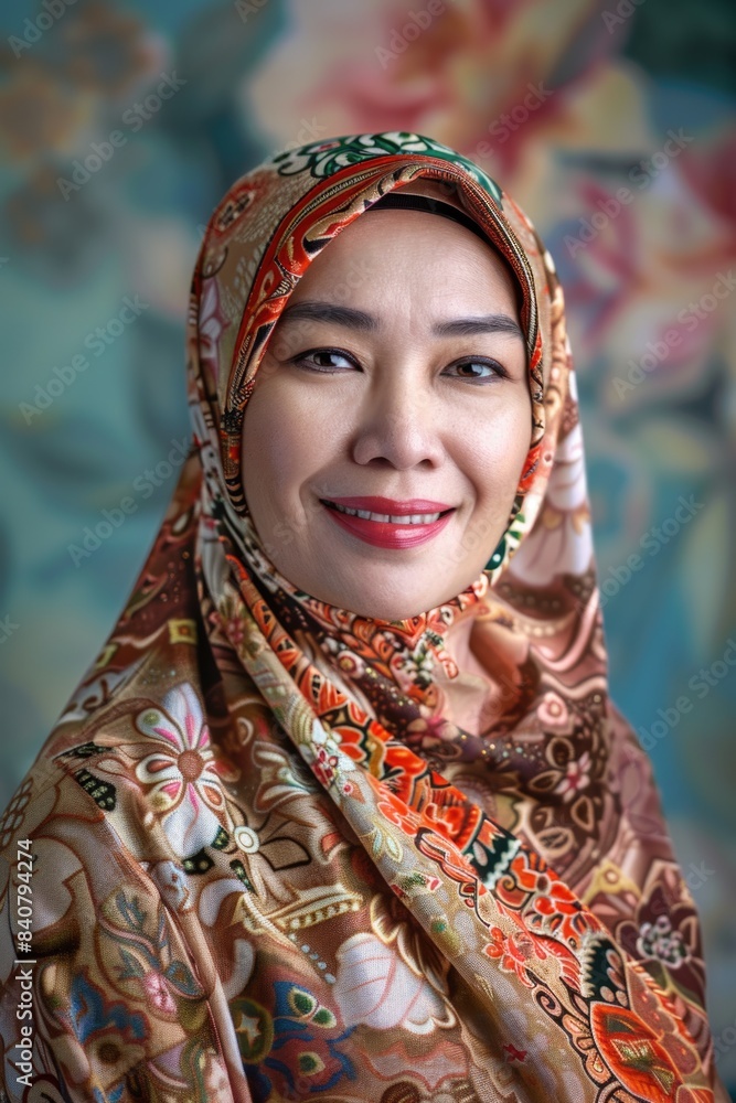 A woman wearing a headscarf and a scarf, great for portraits or travel images A woman wearing a headscarf and a scarf, great for portraits or travel images