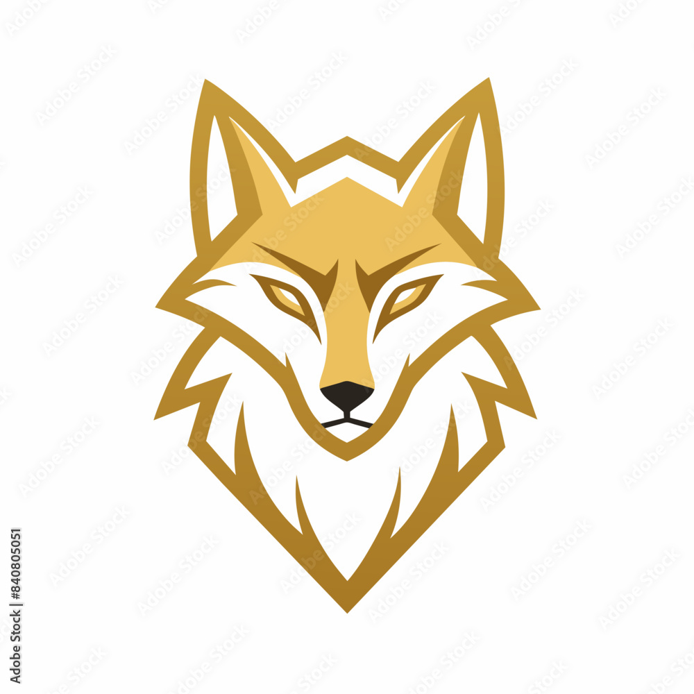 red fox head red fox head