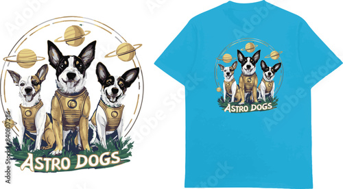 Astro dogs Art & Illustration
