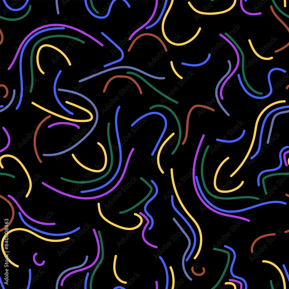 Seamless pattern with hand-drawn stripes. Seamless pattern with hand-drawn stripes.