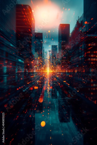 Explore the Future with Vibrant Digital Cityscapes, Neon Lights, and Dynamic Urban Landscapes for Cutting-Edge Visual Inspiration and Modern Decor
