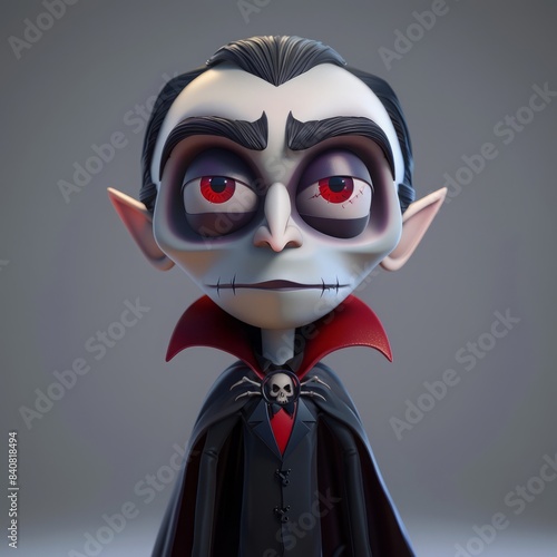 3D cartoon vampire.