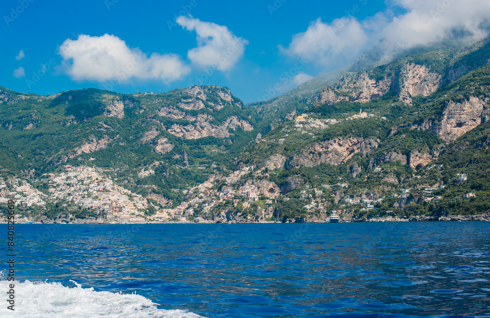 Vacation in Italy. Touristic places, enjoying vacation sun and views. Inspiration Positano, Amalfi coast Vacation in Italy. Touristic places, enjoying vacation sun and views. Inspiration Positano, Amalfi coast