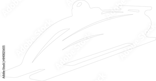 bobsleigh outline