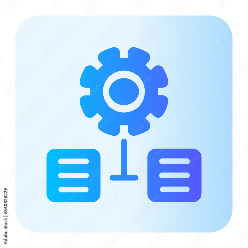 multitasking gradient icon multitasking gradient icon