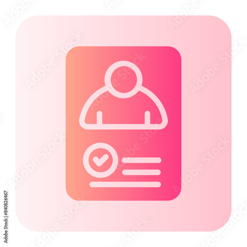 assignment gradient icon