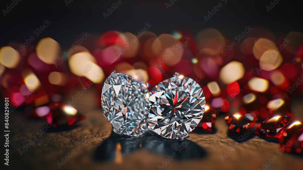 Diamonds for couples on Valentine's Day Generative AI Diamonds for couples on Valentine's Day Generative AI