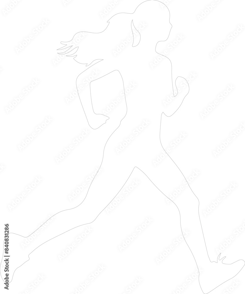 runner outline runner outline