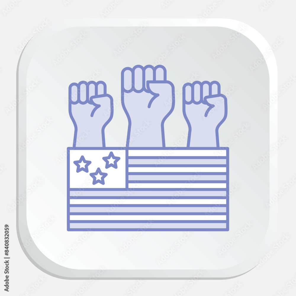 Fototapeta premium USA, United States, America, American, nation, country, stars and stripes, patriotic, flag, freedom, liberty, democracy, independence, pride, nationhood, sovereignty, states, nationhood, North America